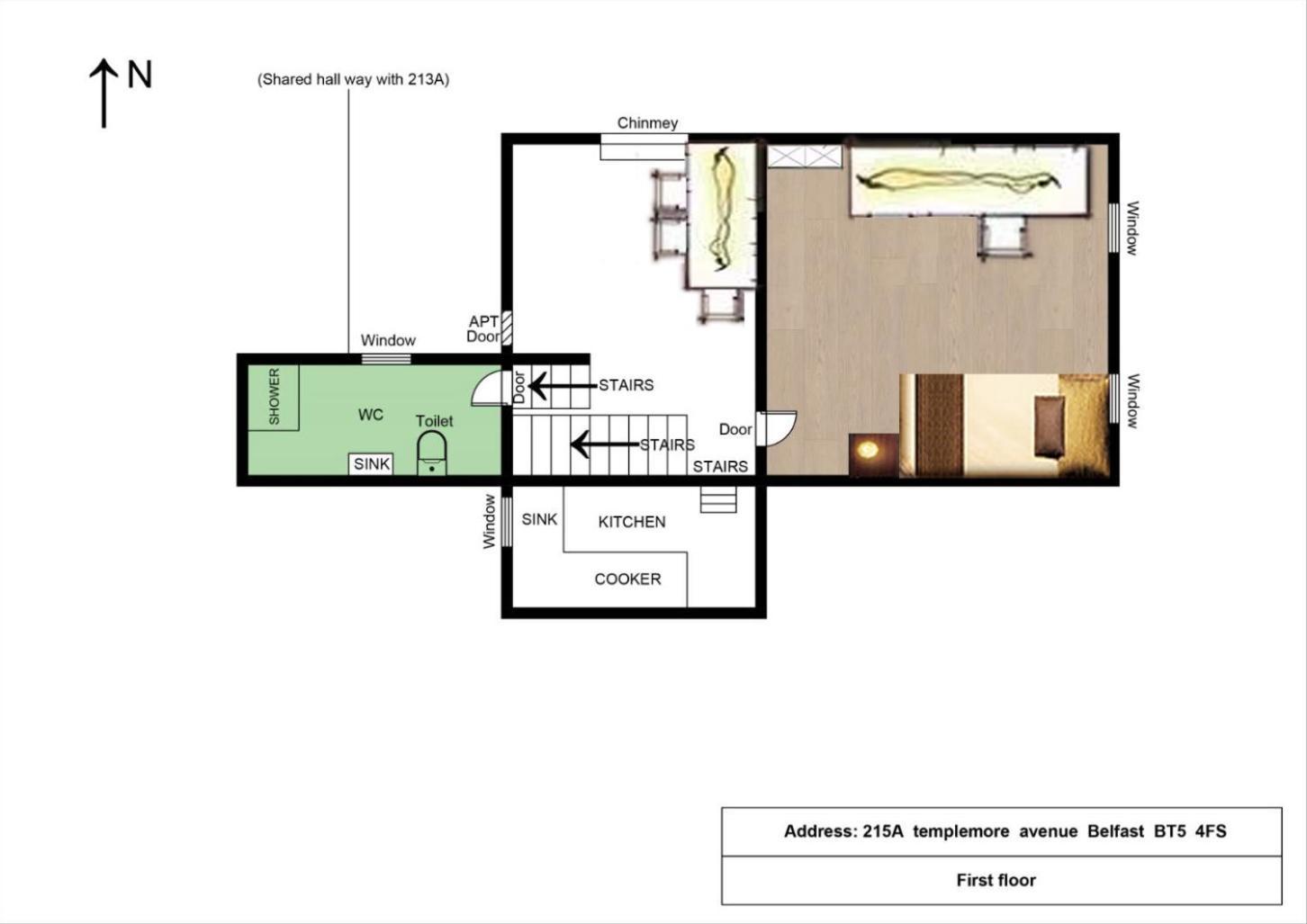 Entire Yellowapt Near Belfast City Centre - Free Parking - Up To 3 Guests - 2 Beds Bagian luar foto